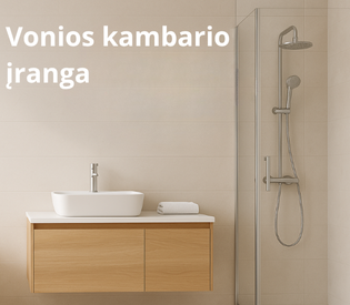 Vonios kambario įranga