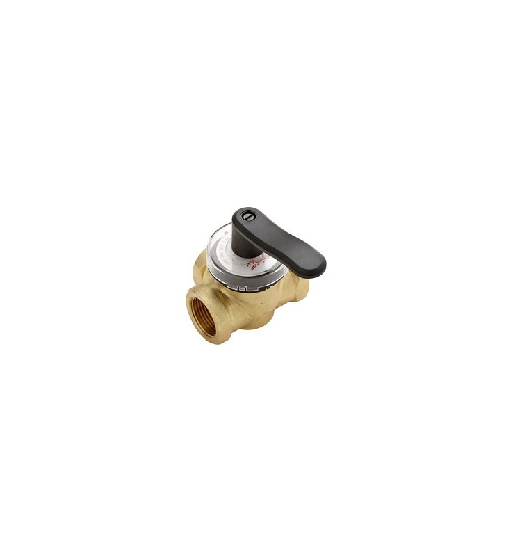 Rotacinis vožtuvas DANFOSS, bronzinis, trišakis, HRB 3, d25 Kvs10