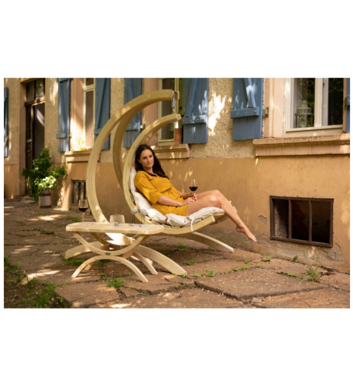 Sėdimas hamakas SWING LOUNGER, Creme