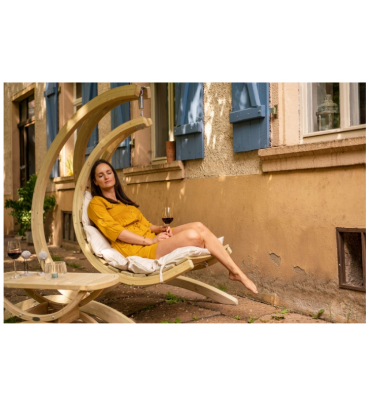 Sėdimas hamakas SWING LOUNGER, Creme