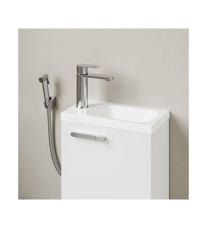 Praustuvo spintelės Ravak SD Chrome 400 korpusas, balta, rankena 152 mm, balta