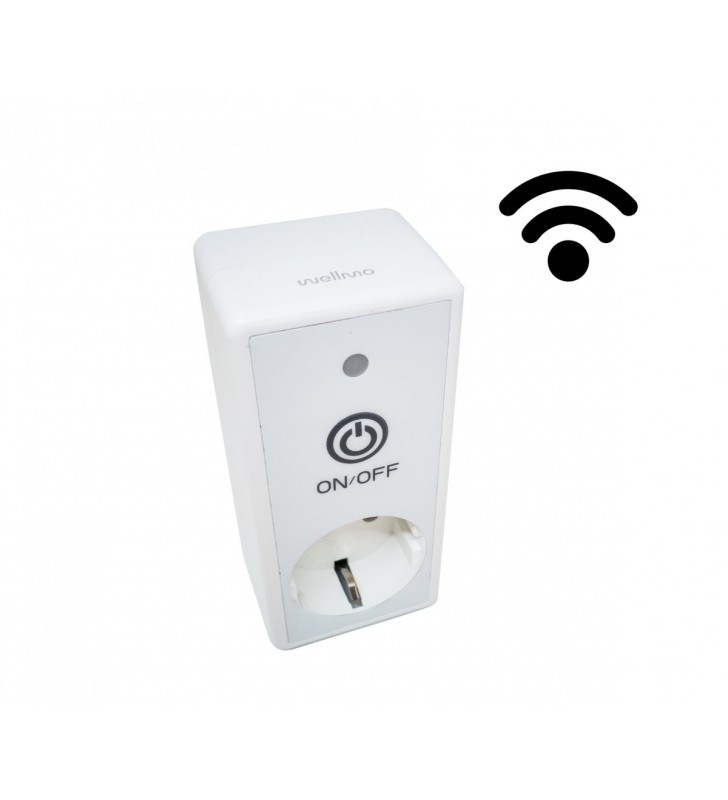 Kištukinis programuojamas termostatas (termoreguliatorius) Wellmo WTH19.16 WI-FI