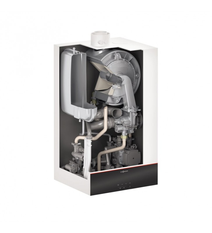 Dujinis kondensacinis katilas Viessmann Vitodens 100-W 2021, 3.2-32 kW, vandens ruošimas atskirame šildytuve