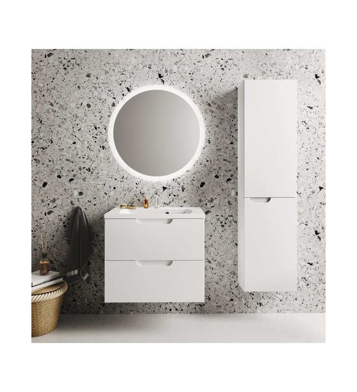 Apvalus veidrodis su LED apšvietimu Ravak Orbit I, 600x30