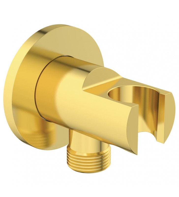 Rankinės dušo galvos laikiklis Ideal Standard IdealRain, su jungtimi, Brushed Gold