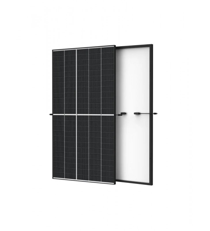 Fotovoltinės saulės elektrinės modulis Trina Solar N-Type Vertex S+, TSM-NEG9R.28 455W juodas rėmelis