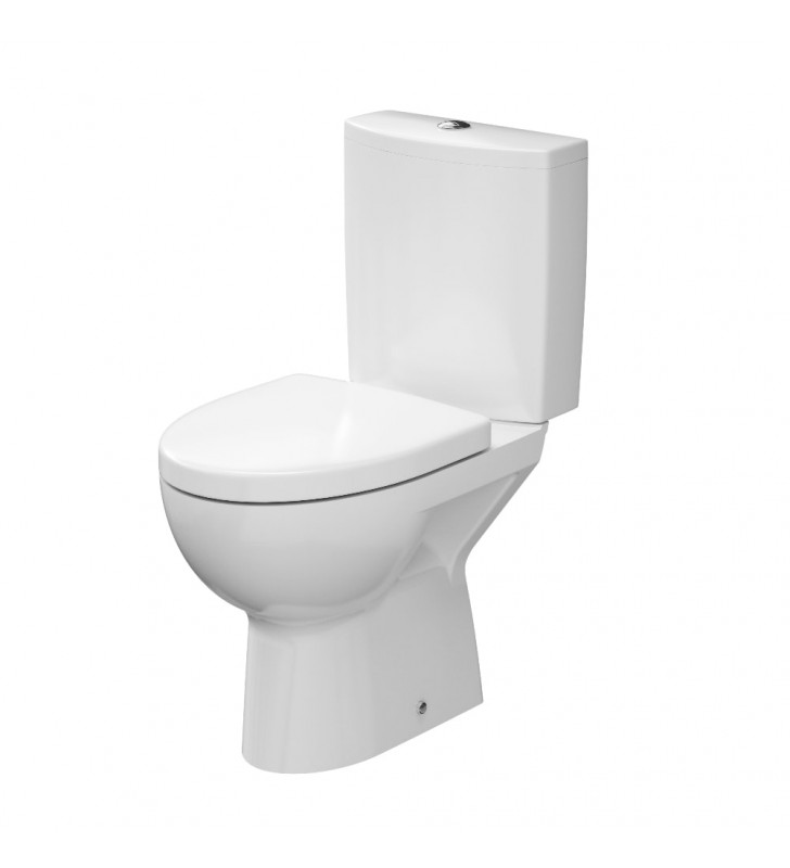 Pastatomas WC Cersanit, Parva su kietu dangčiu, vertikalus pajungimas