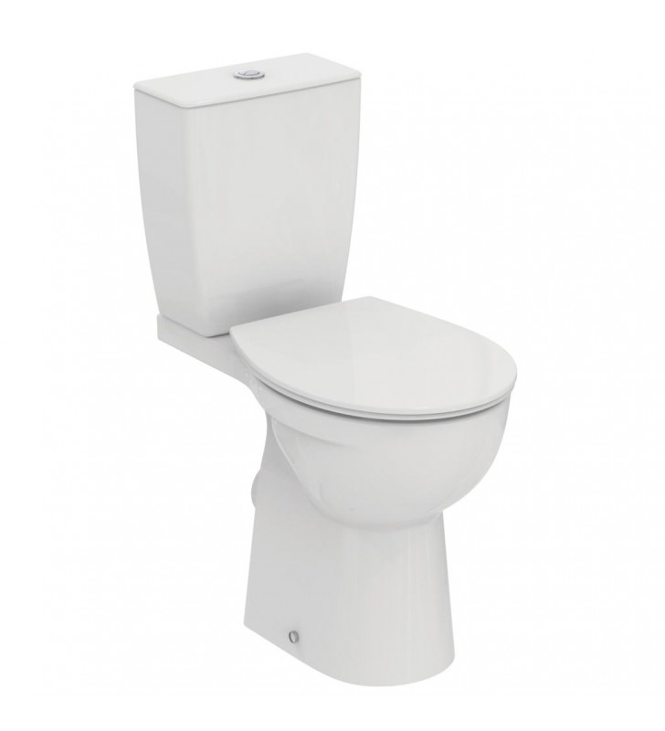 Pastatomas WC Ideal Standard Eurovit, paaukštintas, su dangčiu