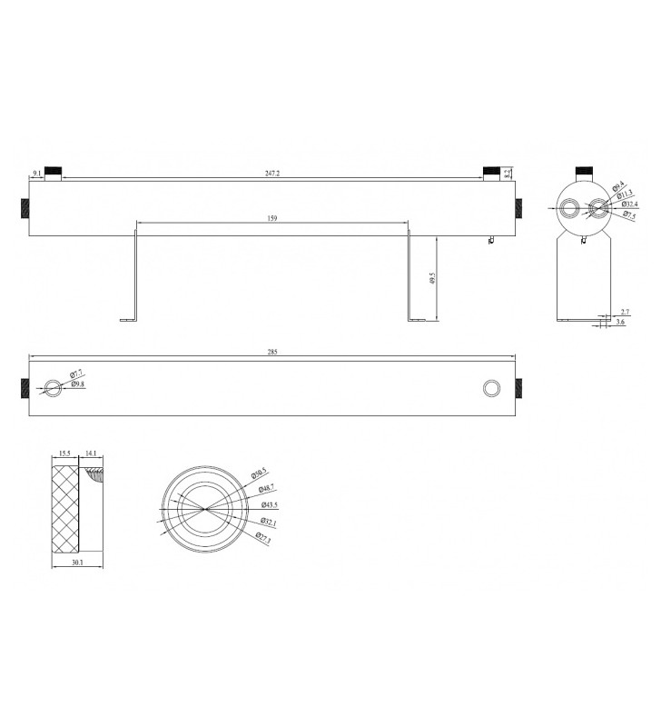 UV filtras lempa su 2 vnt. PHILIPS 55W  pajungimo schema