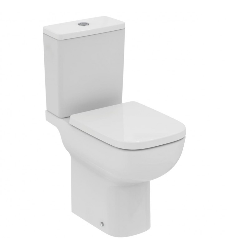 Pastatomas WC Ideal Standard i.life A RimsLS+, paaukštintas, su bakeliu ir lėtai nusileidžiančiu dangčiu
