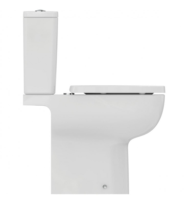 Pastatomas WC Ideal Standard i.life A RimsLS+, paaukštintas, su bakeliu ir lėtai nusileidžiančiu dangčiu