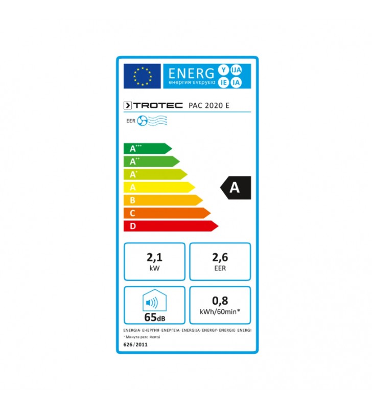 Mobilus oro kondicionierius Trotec PAC 2020 E Wi-Fi