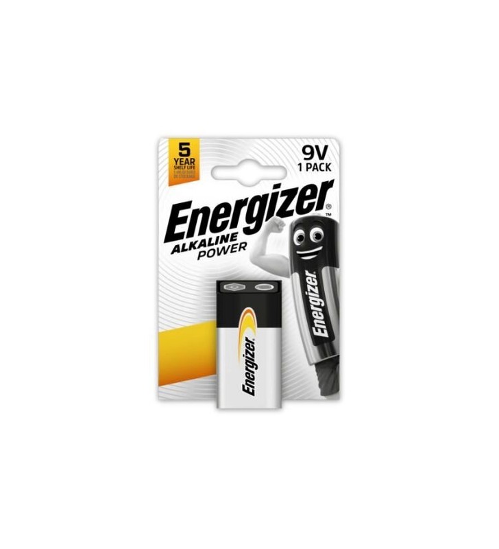 Šarminė baterija 6LR61 (1604, 6F22) 9V Alkaline Power Energizer