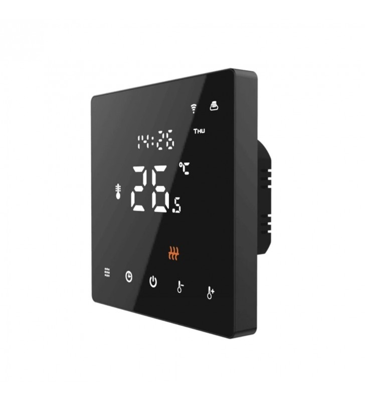 Elektroninis programuojamas termostatas Feelspot WTH22.16 NEW Black, WiFi Tuya