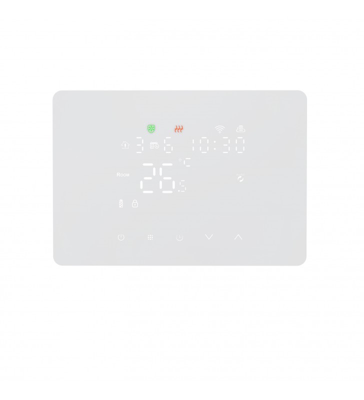 Elektroninis programuojamas termostatas Feelspot WTH25.05RF Wi-Fi, baltas