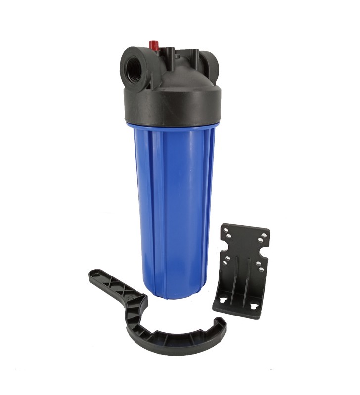 SLIM 10” SBH-10 BSP 3/4” filtro korpusas su laikikliu ir raktu