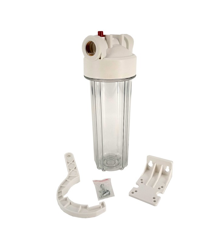 SCH-10 BSP 3/4” filtro korpusas su veržliarankiu ir laikikliu