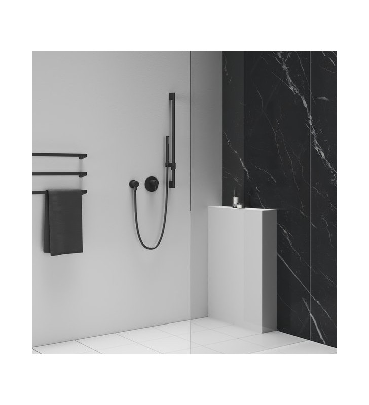 Dušo stovas su reguliuojamu laikikliu Ravak Chrome, 70 cm, 974.20BLM Black Matt