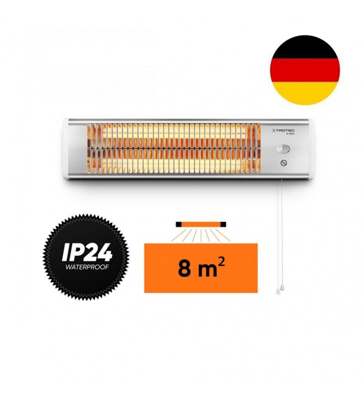 Kvarcinis infraraudonųjų spindulių šildytuvas Trotec IR 1200 S