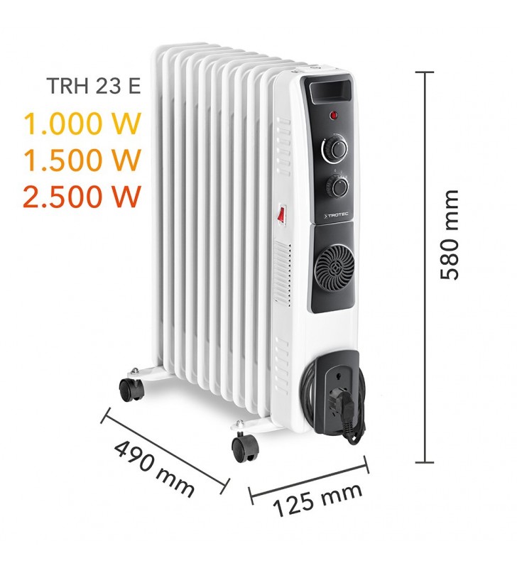 Elektrinis tepalinis radiatorius su ventiliatoriumi Trotec TRH 23 E