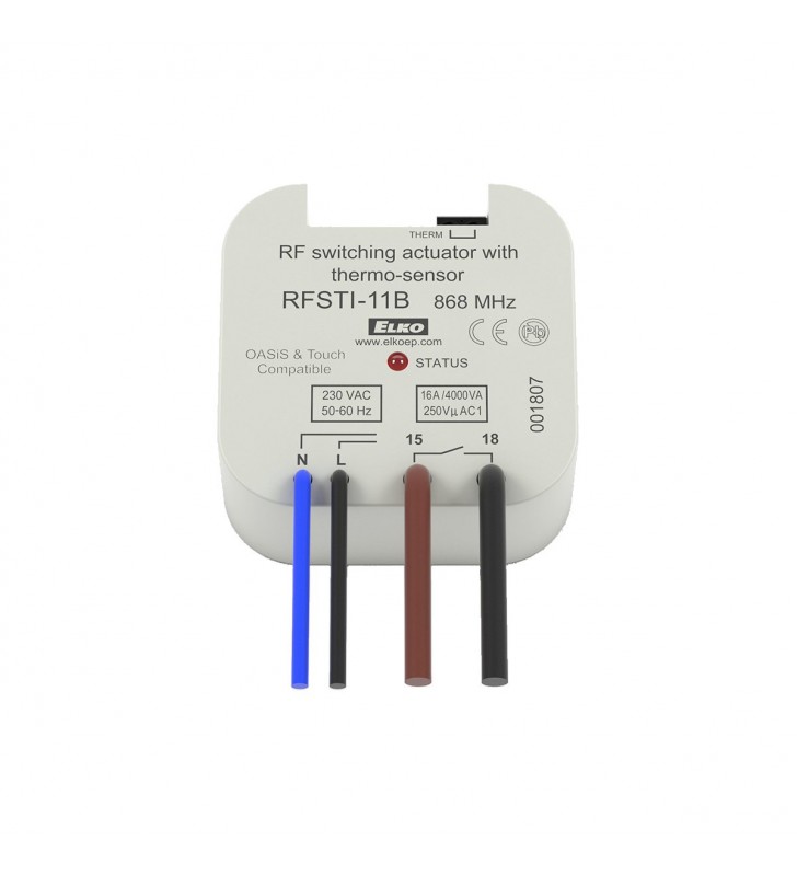 Jungiklis RFSTI-11B su temperatūros jutikliu