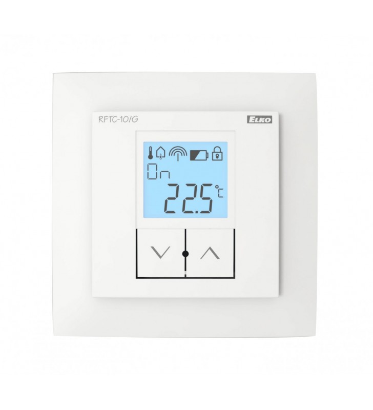 Belaidis programuojamas termostatas (termoreguliatorius) RFTC-10/G