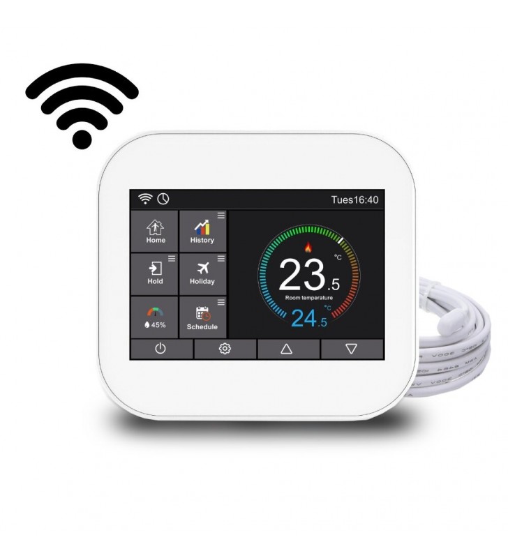 Elektroninis WI-FI termostatas (termoreguliatorius) Feelspot WTH07.36 white