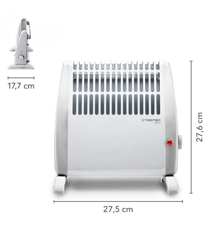 Oro sausintuvas Trotec TTK 66 E ir konvekcinis mini šildytuvas Trotec TCH 1 E