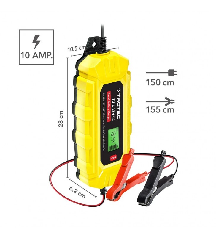 Akumuliatoriaus pakrovėjas Trotec PBCS 10A