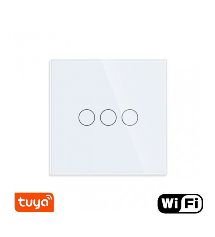 WiFi tripolis sensorinis jungiklis Feelspot, baltas 600W