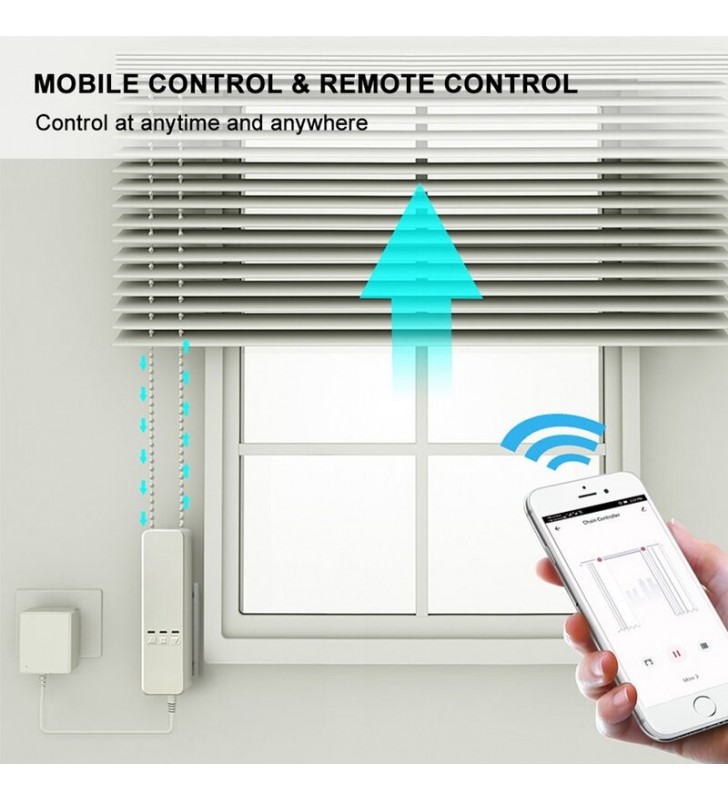 Išmanusis roletų ir žaliuzių valdiklis Feelspot FS-BDM01W WiFi, Tuya