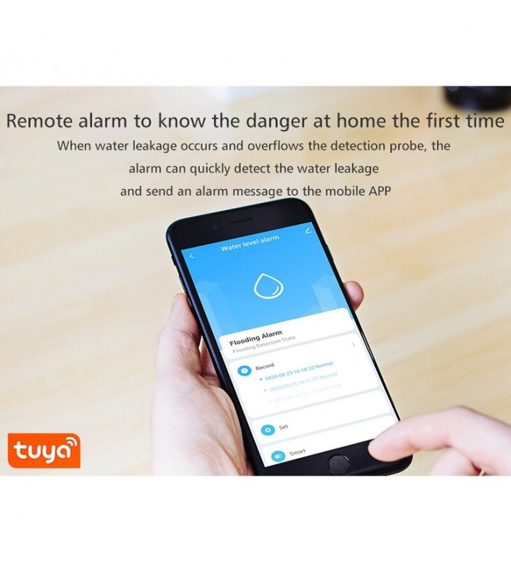 Išmanusis vandens jutiklis Feelspot FS-WD03W WiFi, Tuya
