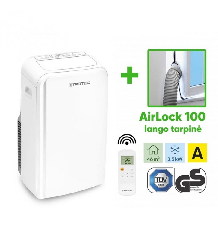 Mobilus oro kondicionierius Trotec PAC 3500 SH ir lango tarpinė Trotec AirLock 100