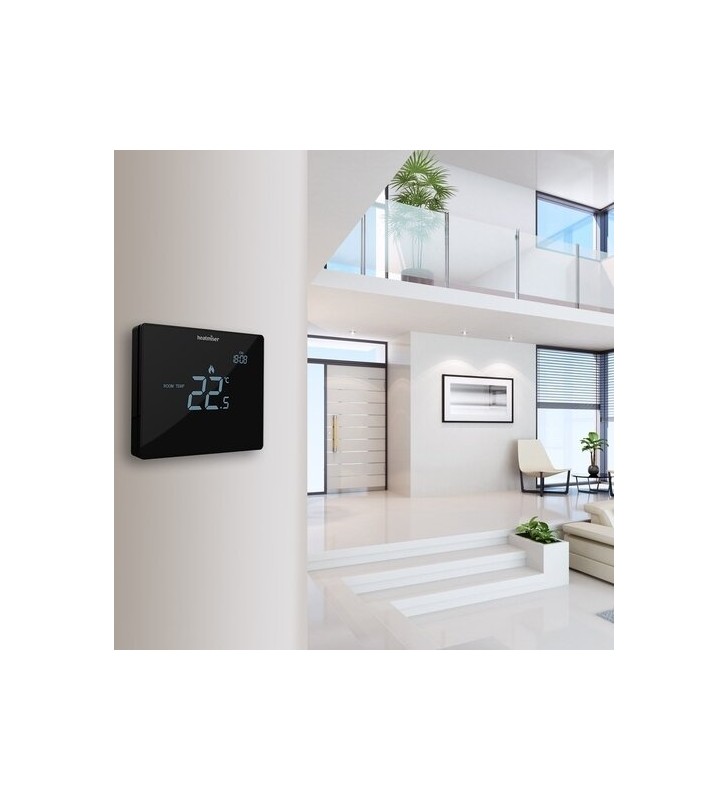Elektroninis programuojamas termostatas - termoreguliatorius Heatmiser Touch-e Carbon