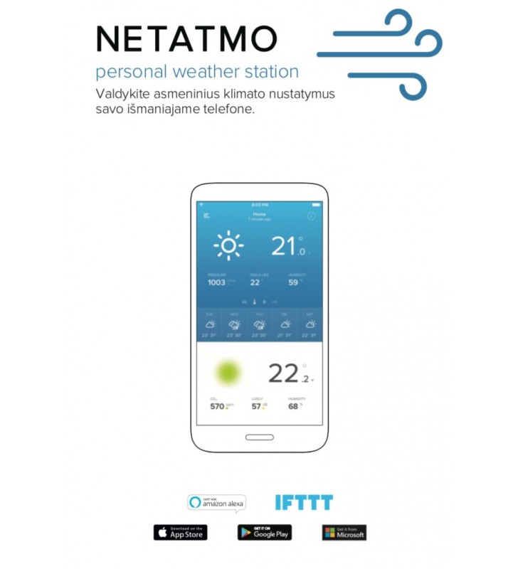 Išmanioji Smart Home stotelė Netatmo