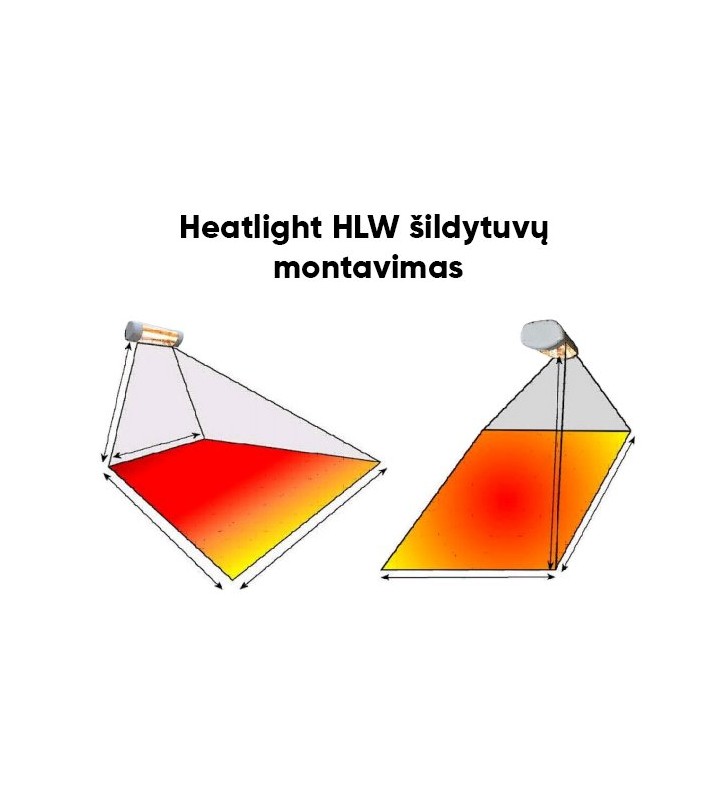 Halogeniniai infraraudonųjų spindulių šildytuvai Heatlight HLW