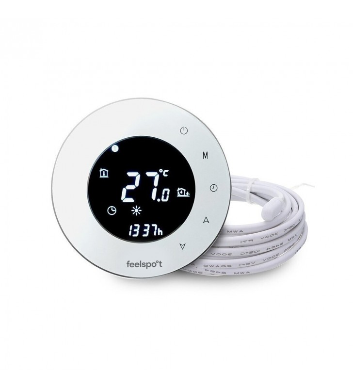 Grindinio šildymo tinklelis Wellmo MAT + programuojamas termostatas Feelspot WTH93.36