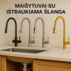 Maišytuvai su ištraukiama šlanga